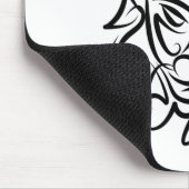 黒白トライバルドラゴン マウスパッド (コーナー)