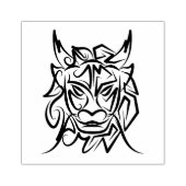 黒白トライバルドラゴン ラバースタンプ (インプリント)