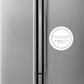 黒白バイリンガルラクトースアレルギスペインのル マグネット