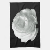 黒白バラ キッチンタオル (縦)