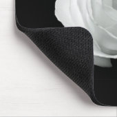 黒白バラ マウスパッド (コーナー)