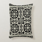黒白マンダラモチーフby Vision Studio アクセントクッション (正面(垂直))