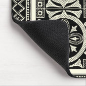 黒白マンダラモチーフby Vision Studio マウスパッド (コーナー)