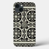 黒白マンダラモチーフby Vision Studio Case-Mate iPhoneケース (裏面)