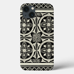 黒白マンダラモチーフby Vision Studio iPhone 13ケース