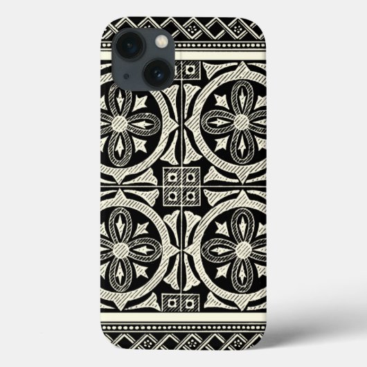 黒白マンダラモチーフby Vision Studio Case-Mate iPhoneケース (裏面)