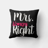 黒白ミセス右妻/ガールフレンド クッション (裏面)