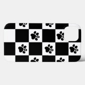黒白市松模様 Case-Mate iPhoneケース (裏面 (横))