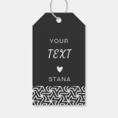 黒白感謝してい君 ギフトタグ (裏面)