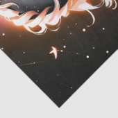 黒白熱［赤熱］光を放つユニコーンファンタジー誕生日ギフトラップ 薄葉紙 (詳細)