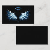 黒白熱［赤熱］光を放つ地に青天使翼 コーリングカード (正面/裏面)