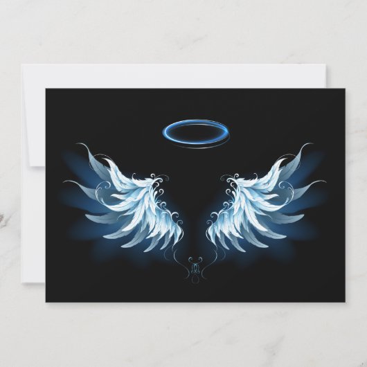 黒白熱［赤熱］光を放つ地に青天使翼 セーブザデート (正面)