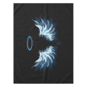 黒白熱［赤熱］光を放つ地に青天使翼 テーブルクロス (正面)