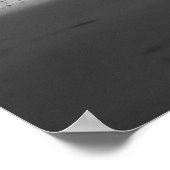 黒白航海の写真 – ビーチシースケープ ポスター (角)