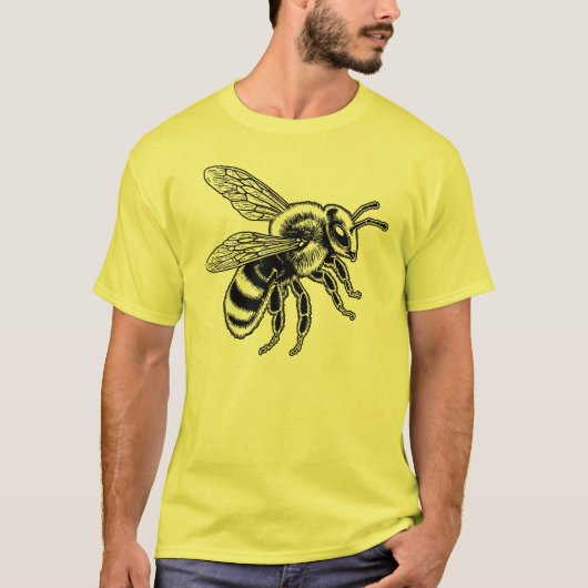 黒白蜂 Tシャツ (正面)