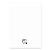 黒白1コリント16:14聖書の聖句 テーブルナンバー (裏面)