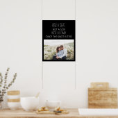 黒白 フォト 席を選んで 側を選ばない 結婚式写真 ポスター (キッチン)