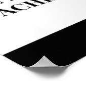 黒白 ポスター (角)