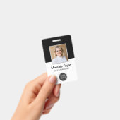 黒白IDバッジ バッジ (手持ち)