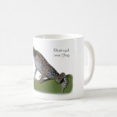 黒目のくずカエルのマグ コーヒーマグカップ (正面右)