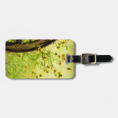 黒目のスーザンおよび荷馬車の車輪の写真 ラゲッジタグ (正面横)