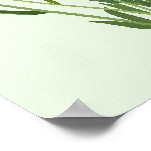 黒目サザンズフラワーファインアートポスター ポスター (角)