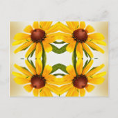 黒目スーザン万華鏡のように千変万化するパターンパターン ポストカード (正面)