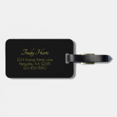 黒目スーザン真愛の句 ラゲッジタグ (裏面横)