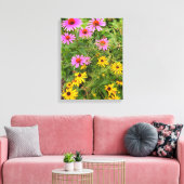 黒目スーザン キャンバスプリント (インサイチュ (リビング))