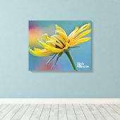 黒目スーザン キャンバスプリント (インサイチュ (ウッドフロア))