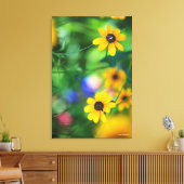 黒目スーザン キャンバスプリント (インサイチュ (リビング))