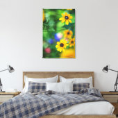 黒目スーザン キャンバスプリント (インサイチュ (寝室))