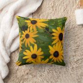 黒目スーザン クッション (ブランケット)