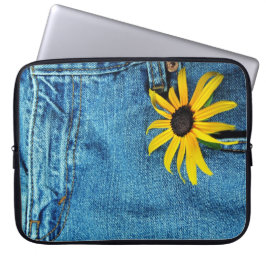 黒目スーザン ラップトップスリーブ