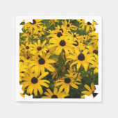 黒目スーザン–6 スタンダードカクテルナプキン (正面)