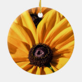 黒目パーソナライズされたスーザンクリスマスオーナメント セラミックオーナメント (裏面)