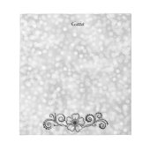 黒真珠文房具 ノートパッド (正面)