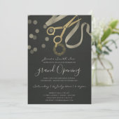 黒真珠銀リボン切断用グランドオープン 招待状 (スタンド正面)