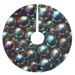 黒真珠 ブラッシュドポリエステルツリースカート