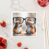 黒眼鏡のチップ スタンダードカクテルナプキン (インサイチュ)