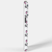 黒眼鏡・サングラスをかけている白猫 Case-Mate iPhoneケース (裏面 / 右)