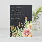 黒砂漠多肉性サボテンの葉婚約 招待状 (スタンド正面)