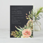 黒砂漠多肉性サボテンの葉婚約 招待状 (スタンド正面)