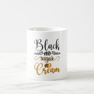 黒砂糖なしクリーム コーヒーマグカップ