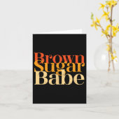 黒砂糖Be黒誇りを持った歴史女性プライドJun カード (黄色い花)