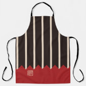 黒社地裾平茶山潟命陣羽織 エプロン (正面)