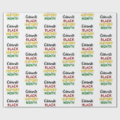 黒祝史の月 ラッピングペーパー (フラット)