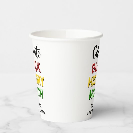 黒祝史月紙杯 紙コップ (左)