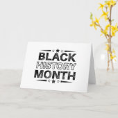 黒祝履歴月 カード (黄色い花)