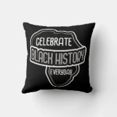 黒祝黒の歴史を毎日 クッション (裏面)